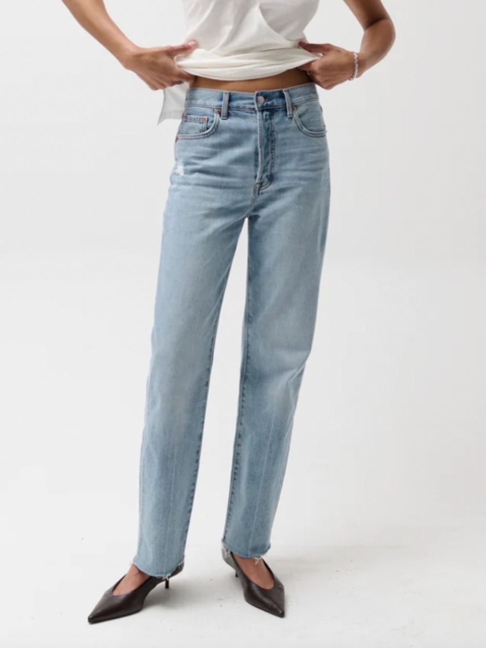 Brand New Pistola - Cassie Super High Rise Straight Jean